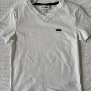 Lacoste Kids Classic White Tee